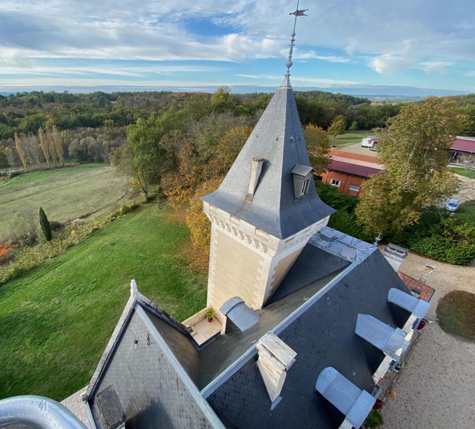 Chateau De Bellevue B&B Et Appartements Avec Piscine Saisonal Chauffee Et Chambres Partout Climatisees Saint-Avit  Екстер'єр фото